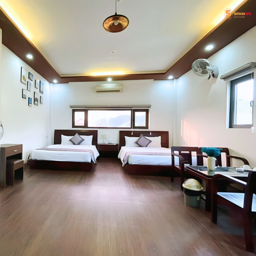 Phòng đôi rộng rãi tại Sontra Sea Hotel
