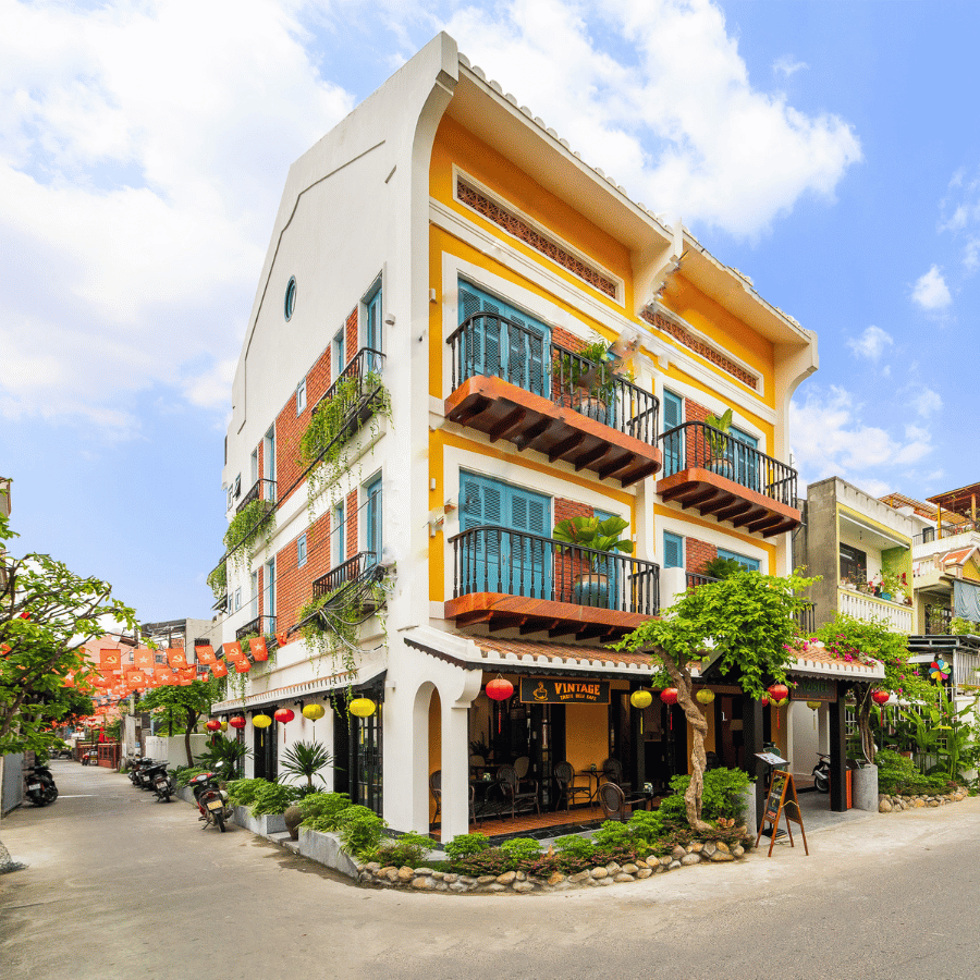 Khách sạn boutique Hội An, khách sạn trong phố cổ Hội An, khách sạn phong cách Đông Dương ở Hội An, khách sạn phong cách ở Hội An, trải nghiệm lưu trú độc đáo ở Hội An 