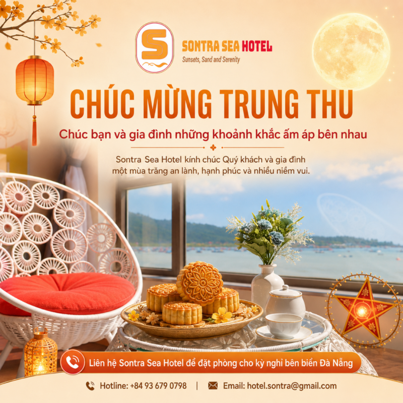 Tết trung thu 2026, Khách sạn mặt biển Sơn Trà, khách sạn mặt biển Đà Nẵng, khách sạn view biển Đà Nẵng, khách sạn Đà Nẵng giá rẻ, khách sạn Sơn Trà Đà Nẵng, Khách sạn gần biển Sơn Trà, khách sạn view biển đẹp Đà Nẵng, khách sạn gần cầu Rồng Đà Nẵng, khách sạn nghỉ dưỡng Đà Nẵng, khách sạn gia đình Đà Nẵng