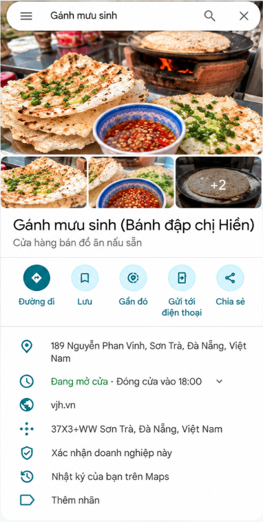 Gánh Mưu Sinh Đà Nẵng, Bánh đập chị Hiền, Diễm Lòng Trộn, Gánh hàng rong Đà Nẵng, Ẩm thực đường phố Sơn Trà